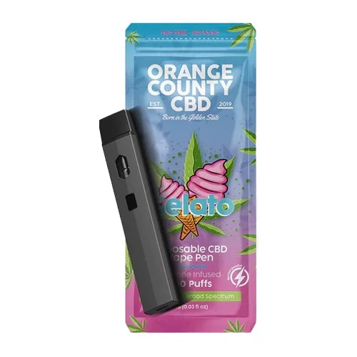 Orange County CBD Disposable Vape Pen 600mg MIST UK